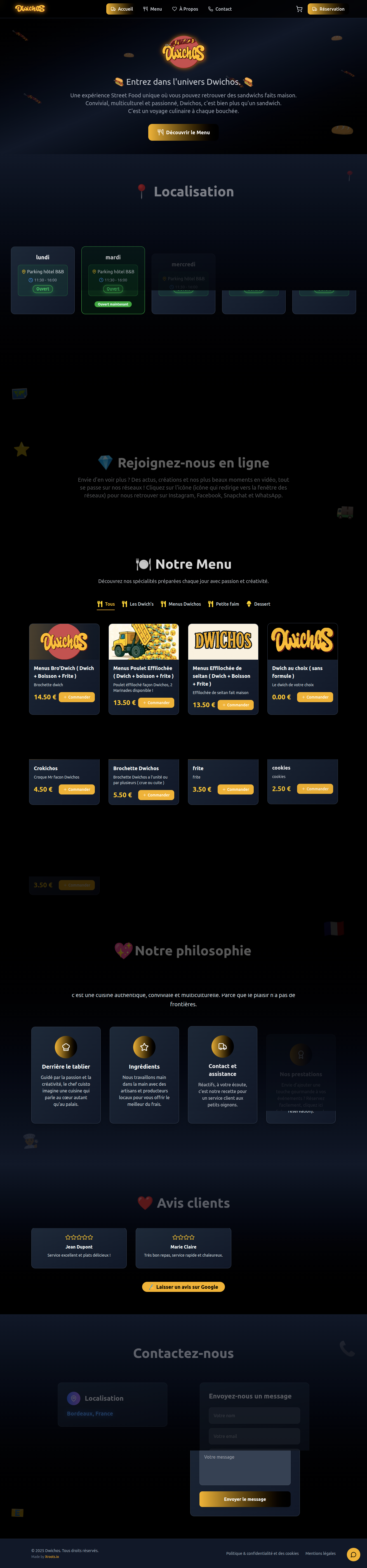 Dwichos - Plateforme e-commerce
